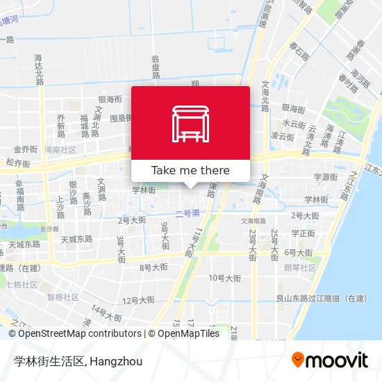 学林街生活区 map