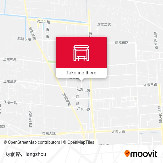 绿荫路 map