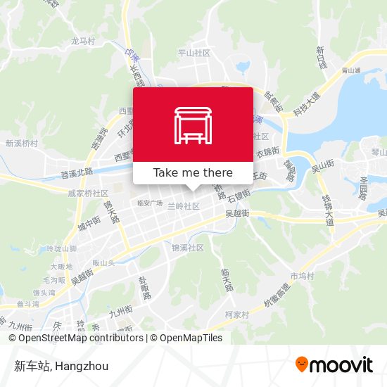 新车站 map