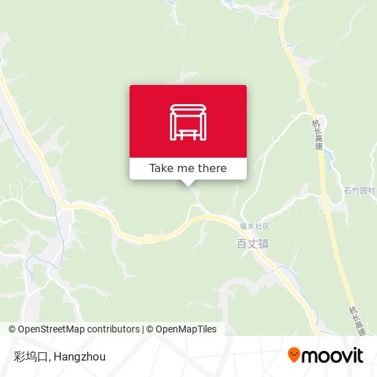 彩坞口 map