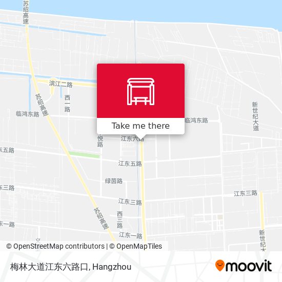梅林大道江东六路口 map