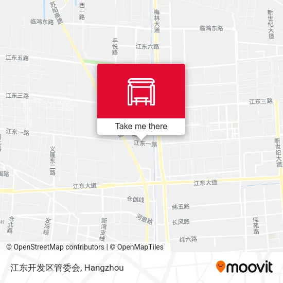 江东开发区管委会 map
