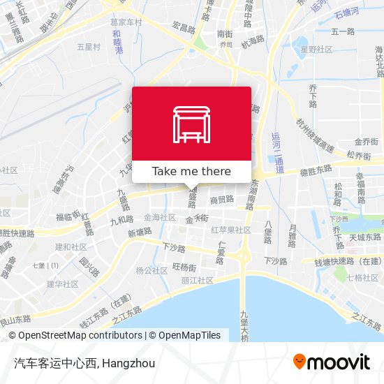 汽车客运中心西 map