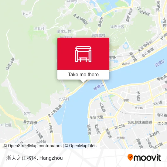 浙大之江校区 map