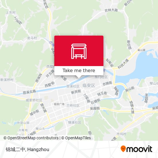 锦城二中 map