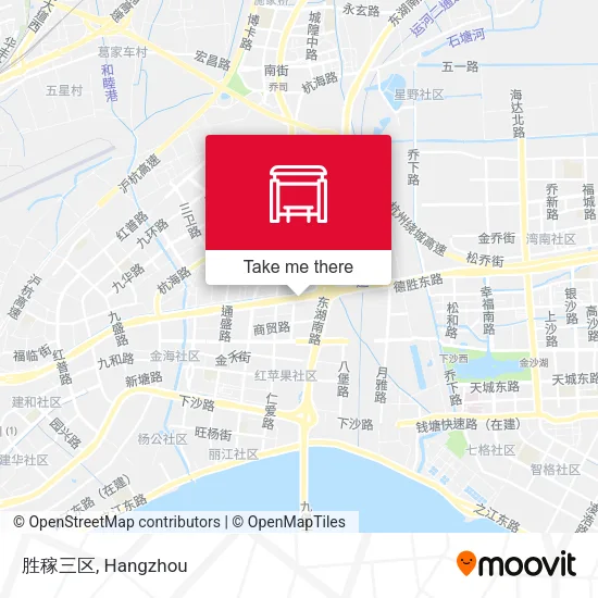 胜稼三区 map
