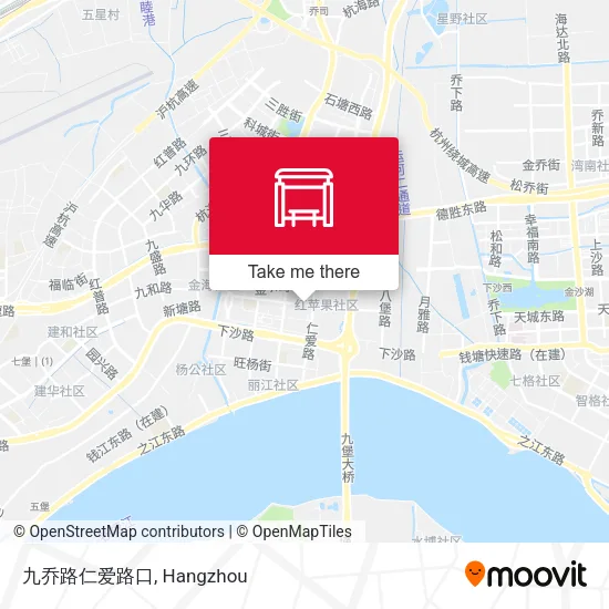 九乔路仁爱路口 map
