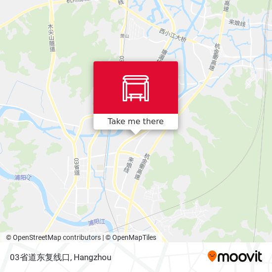 03省道东复线口 map