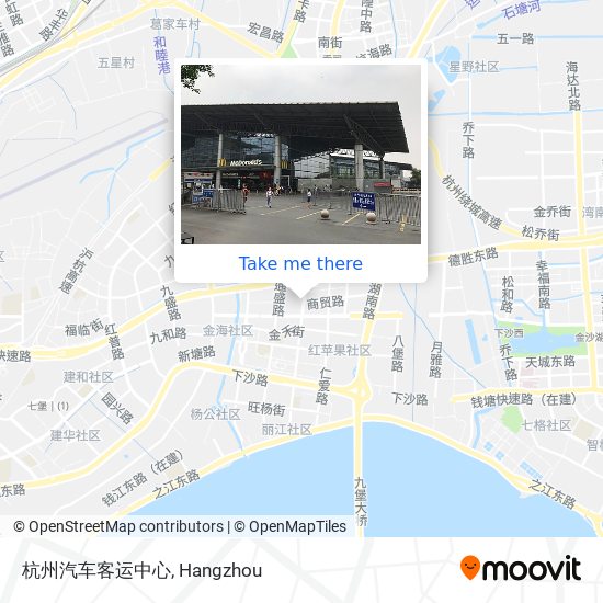 杭州汽车客运中心 map