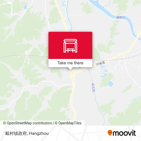 戴村镇政府 map