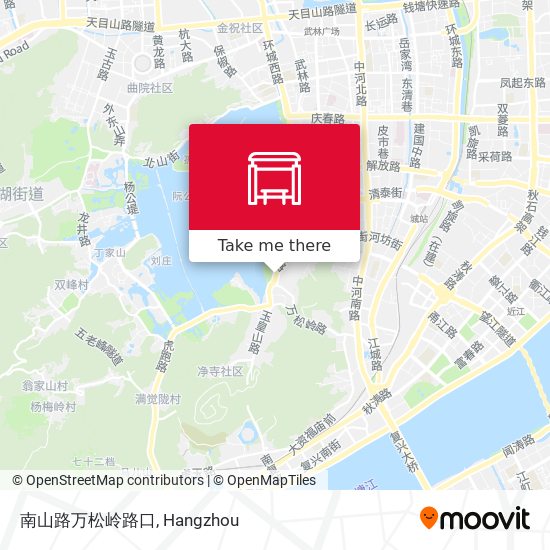 南山路万松岭路口 map