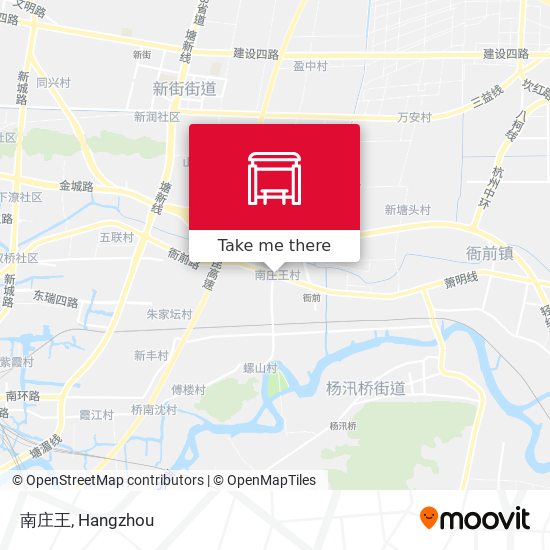 南庄王 map