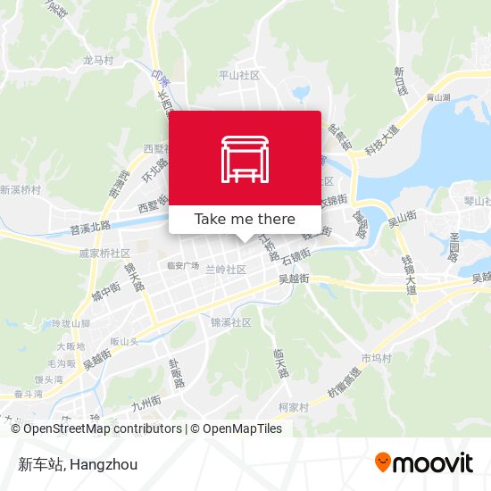新车站 map