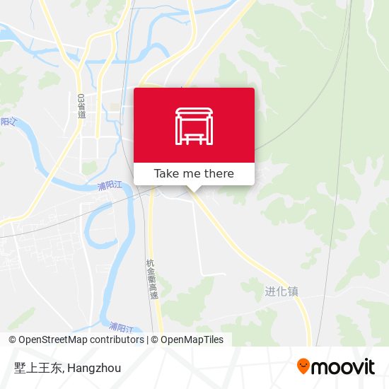墅上王东 map