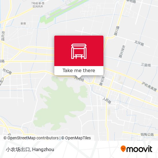 小农场出口 map