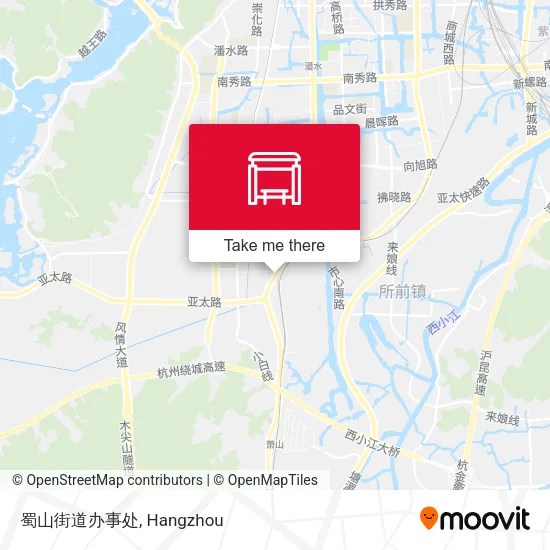 蜀山街道办事处 map
