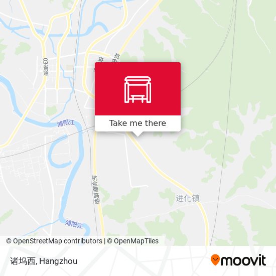 诸坞西 map