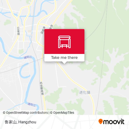 鲁家山 map