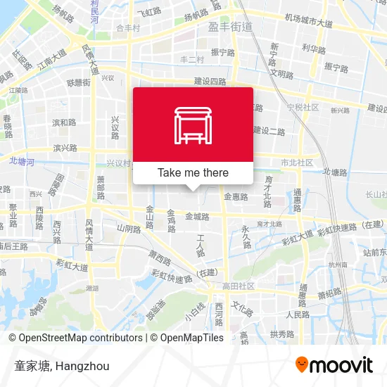 童家塘 map