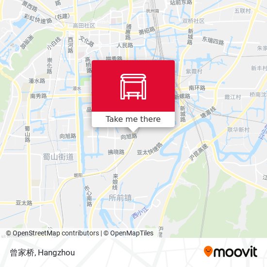曾家桥 map