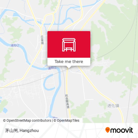 茅山闸 map