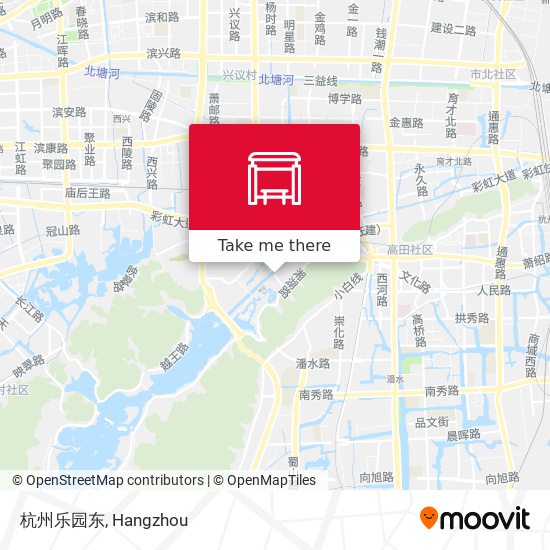 杭州乐园东 map