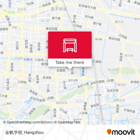 金帆学校 map