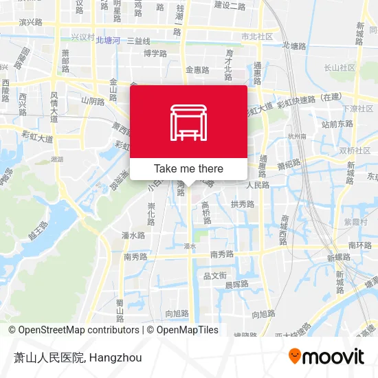 萧山人民医院 map