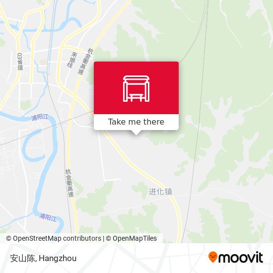 安山陈 map