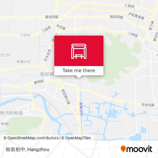 衙前初中 map
