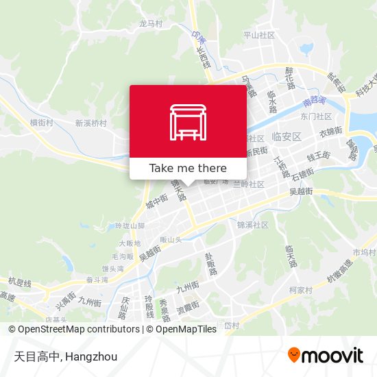 天目高中 map