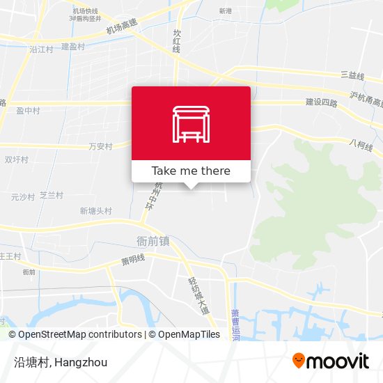 沿塘村 map