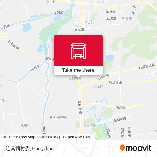 连具塘村委 map