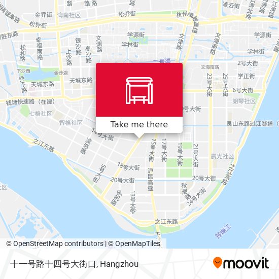 十一号路十四号大街口 map