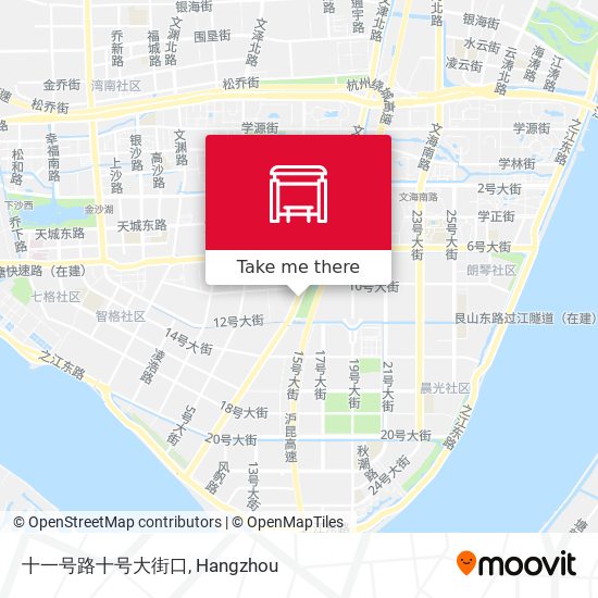 十一号路十号大街口 map
