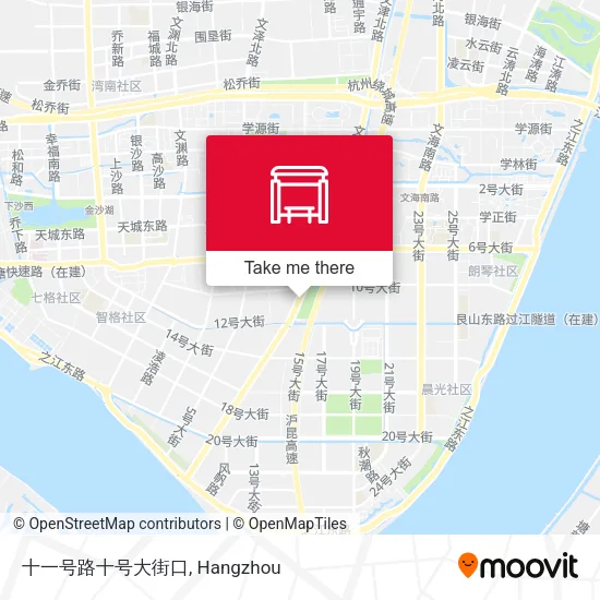 十一号路十号大街口 map