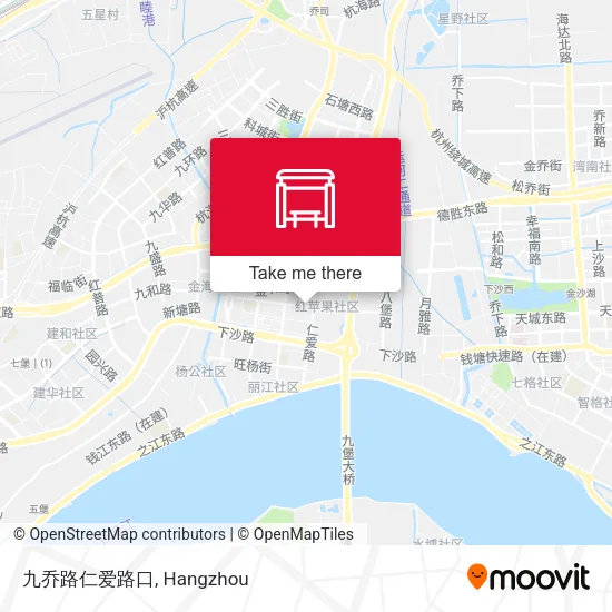 九乔路仁爱路口 map