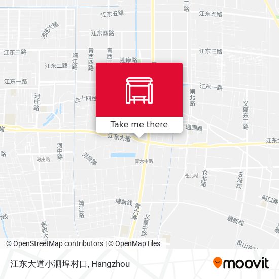 江东大道小泗埠村口 map