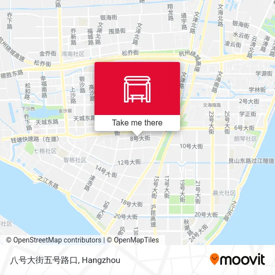 八号大街五号路口 map
