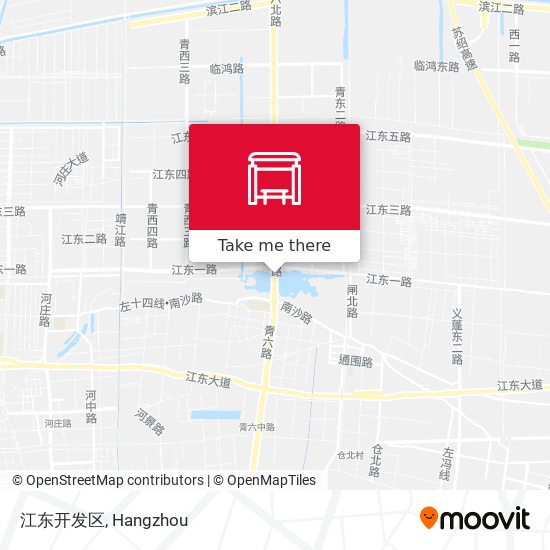 江东开发区 map