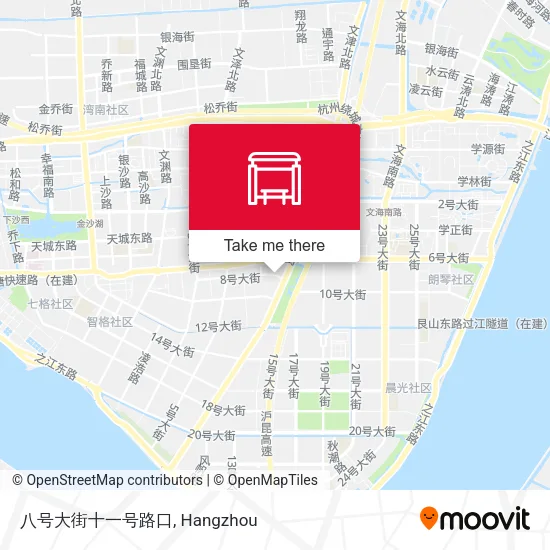 八号大街十一号路口 map
