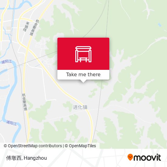 傅墩西 map
