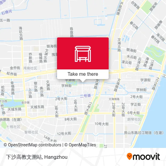 下沙高教文溯站 map