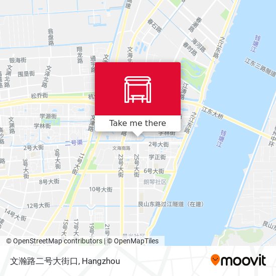 文瀚路二号大街口 map