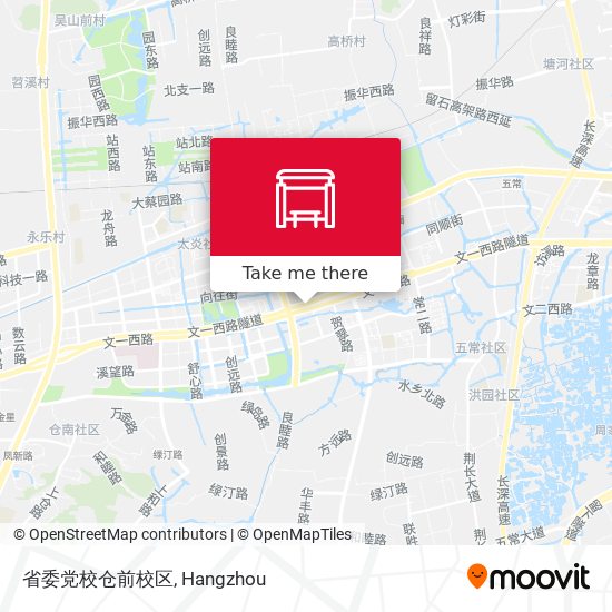 省委党校仓前校区 map