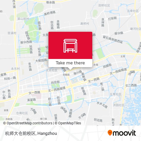 杭师大仓前校区 map