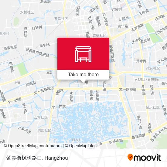 紫霞街枫树路口 map