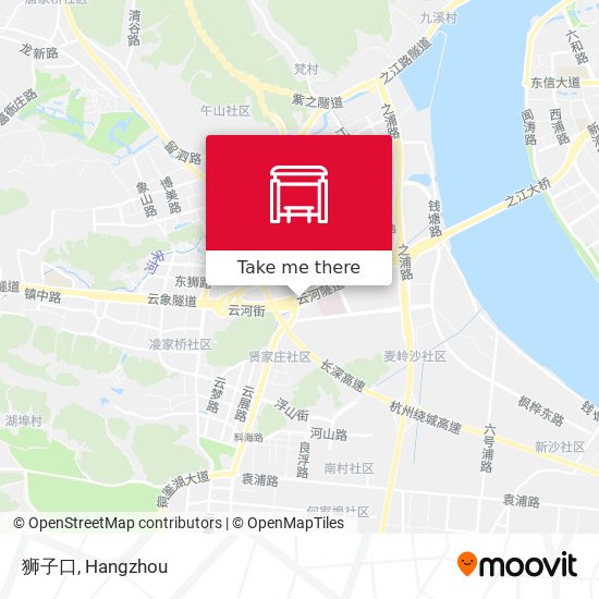 狮子口 map