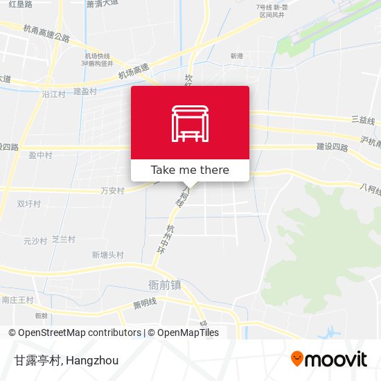 甘露亭村 map