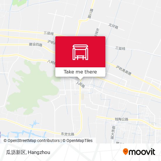 瓜沥新区 map